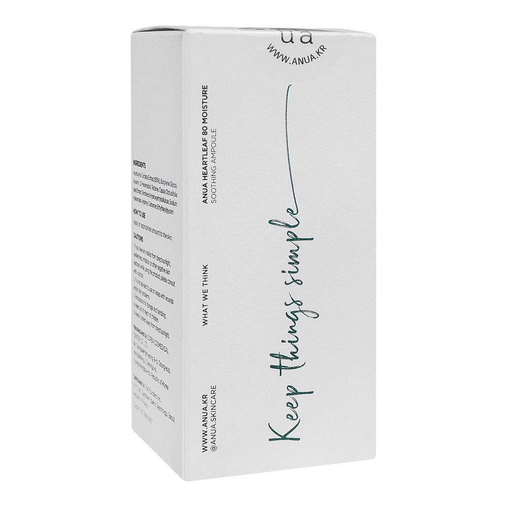 Anua Heartleaf 80 Moisture Soothing Ampoule 30ml - sheesha