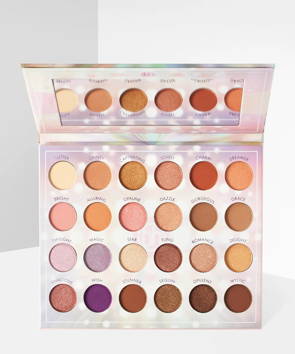 BH Cosmetics Opalescent Eye Shadow Palette 24 Colours - sheesha