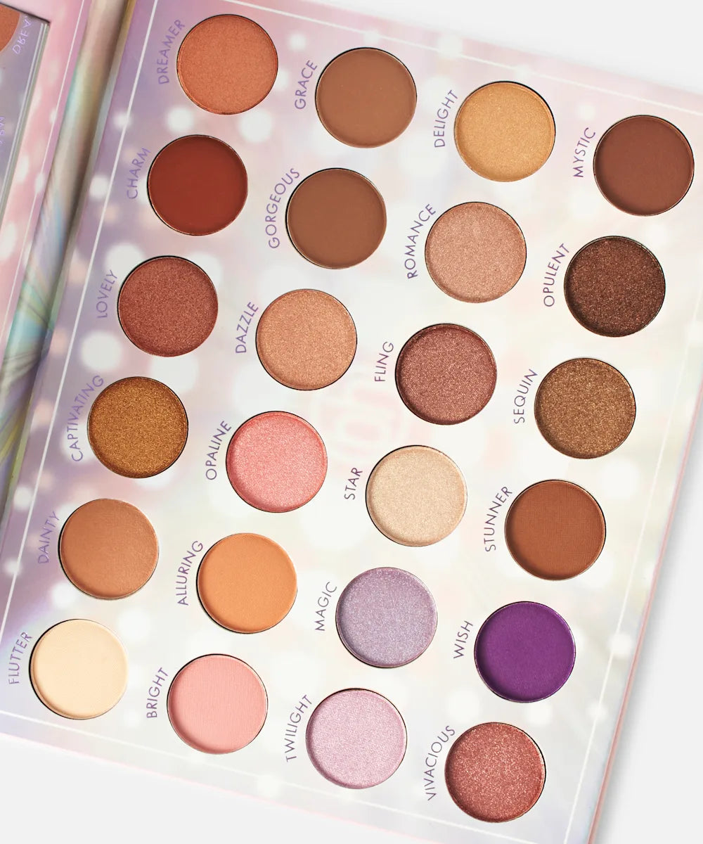BH Cosmetics Opalescent Eye Shadow Palette 24 Colours - sheesha