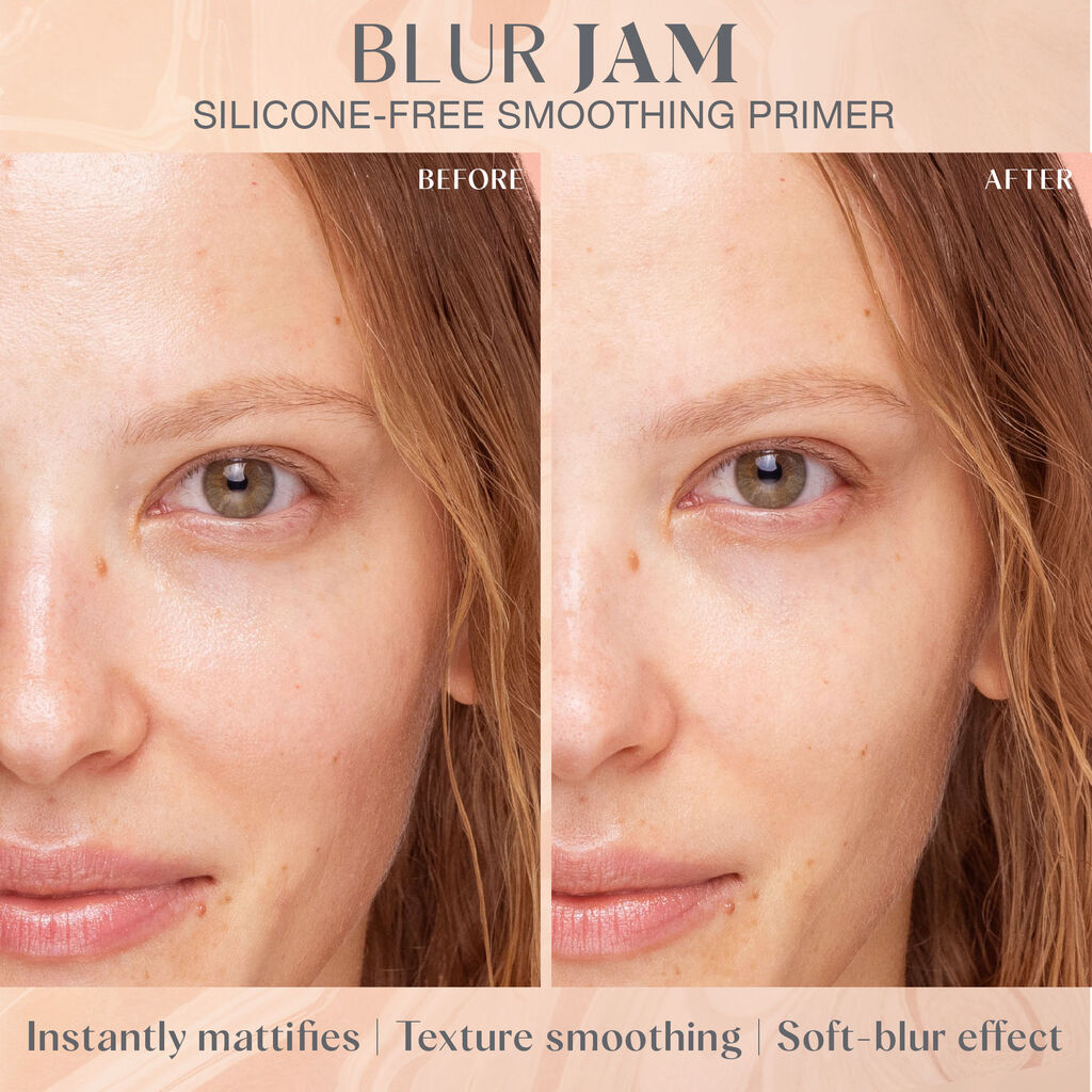Huda Beauty GloWish Blur Jam Silicone Free Smoothing Primer 26ml - sheesha