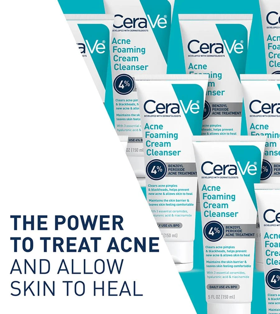 CeraVe Acne Foaming Cream Cleanser 150ml
