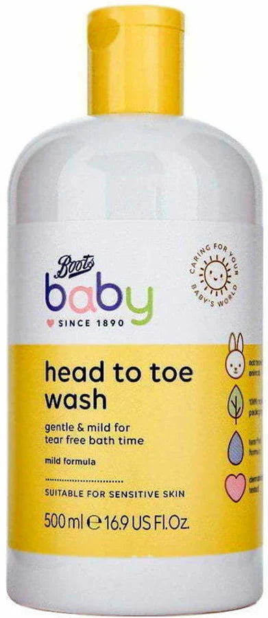 Boots Baby Head to Toe Wash 500ml - sheesha