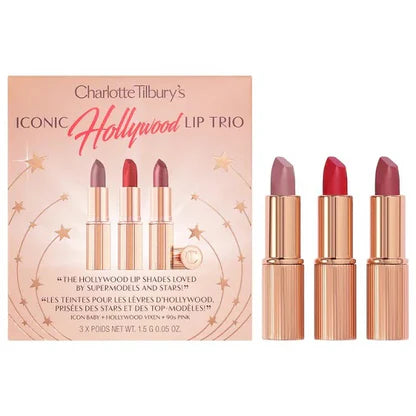 Charlotte Tilbury Iconic Hollywood Lip Trio Charlotte Tilbury Iconic Hollywood