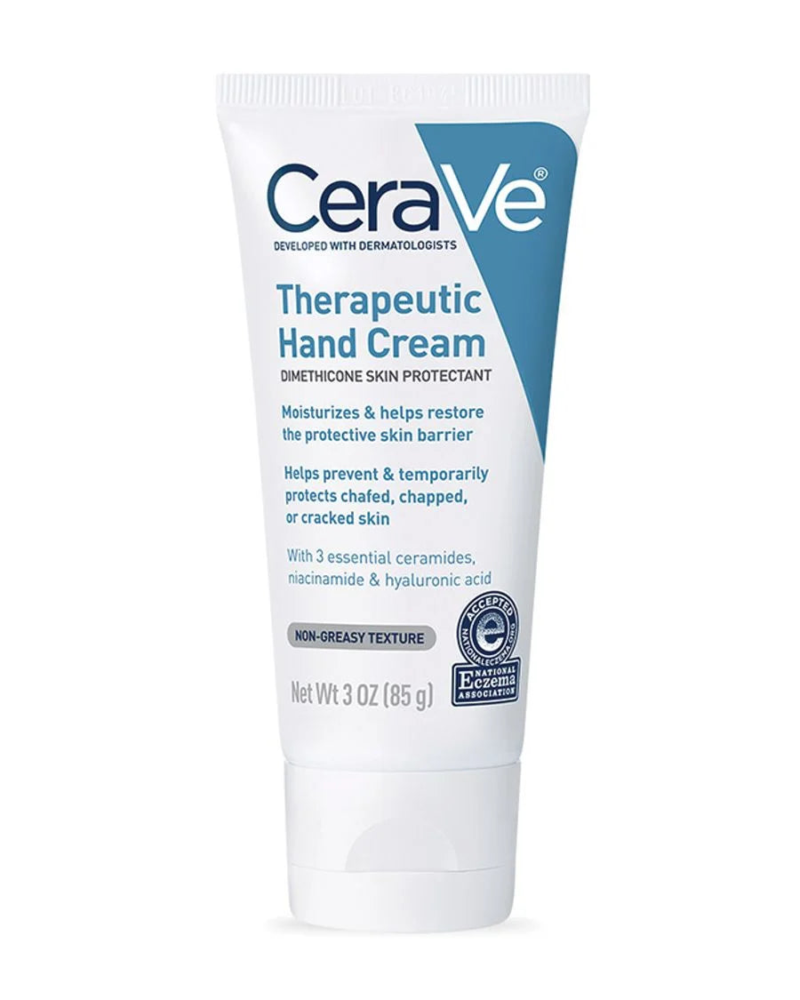 CeraVe Therapeutic Hand Cream 85ml – Moisturizing Hand Cream for Dry Hands