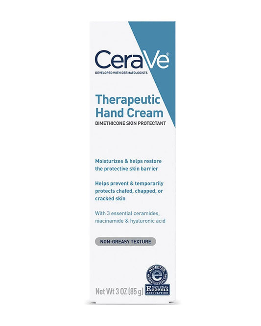 CeraVe Therapeutic Hand Cream 85ml – Moisturizing Hand Cream for Dry Hands