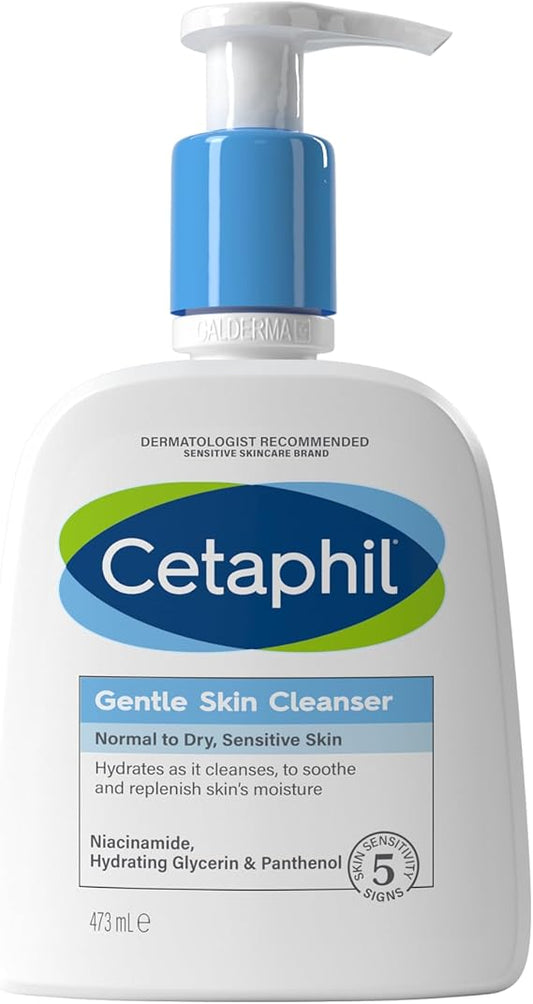 Cetaphil Dermatologist Gentle skin cleanser Normal To Dry Skin 473ml - sheesha