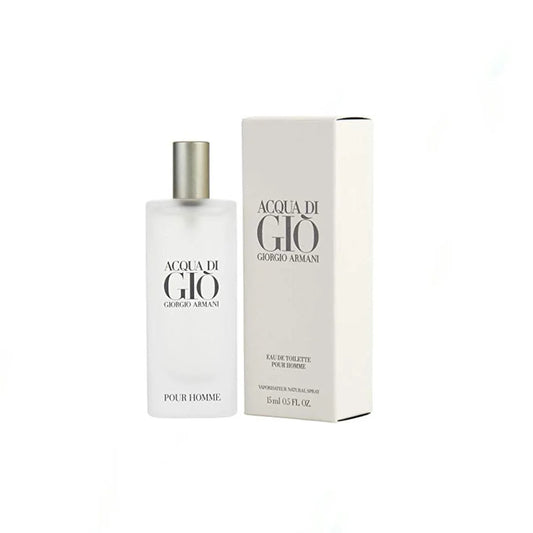Giorgio Armani Acqua di Giò Eau de Toilette 15ml – Fresh Aquatic Citrus Men’s Perfume Travel Size