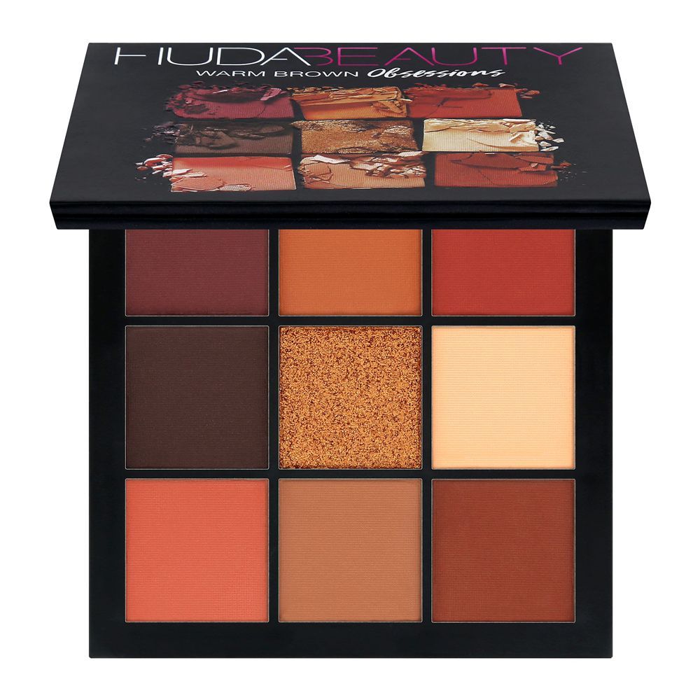 Huda Beauty Warm Brown Obsessions Eyeshadow Palette - sheesha