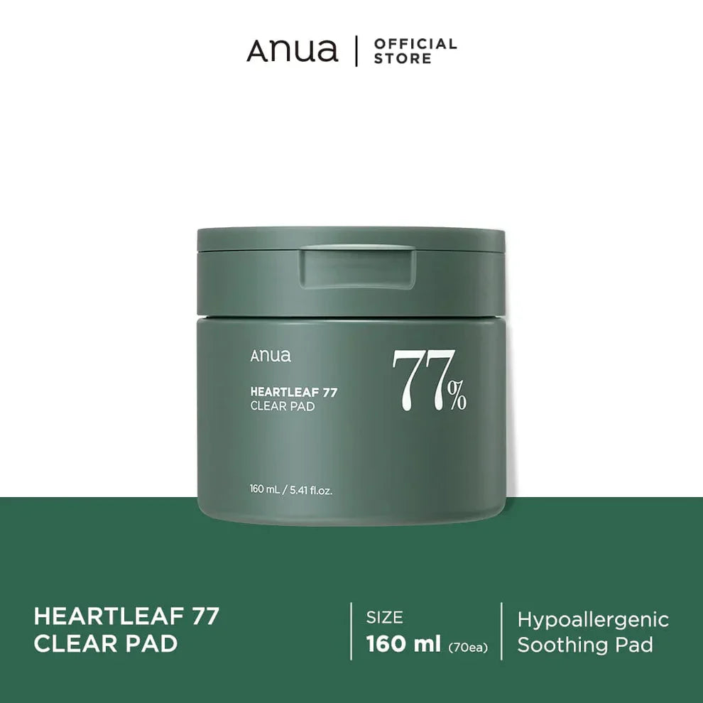 Anua Heartleaf 77 Clear Pad 160ml - sheesha