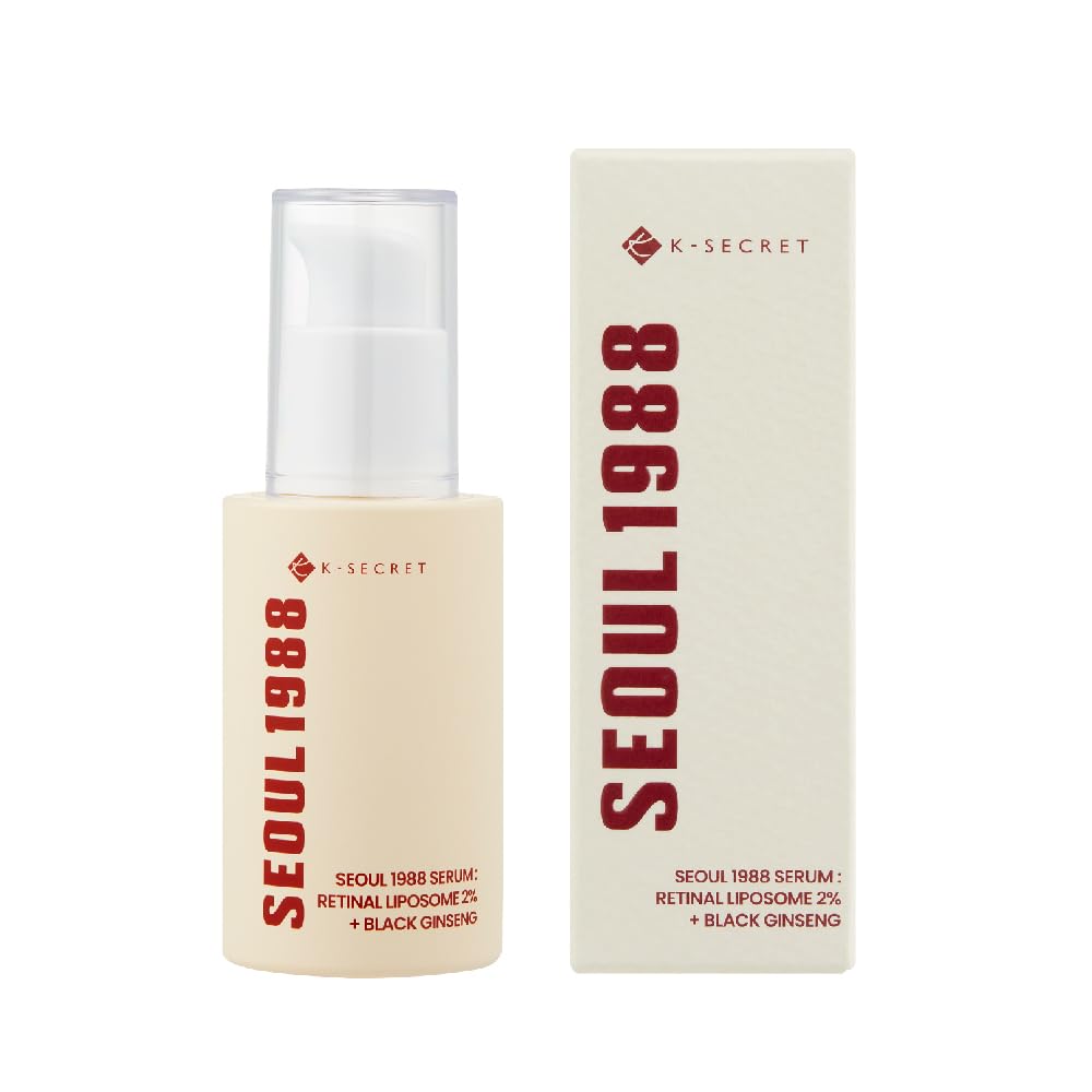 K-SECRET SEOUL 1988 Retinal Liposome 2% + Black Ginseng Face Serum 30ml - sheesha