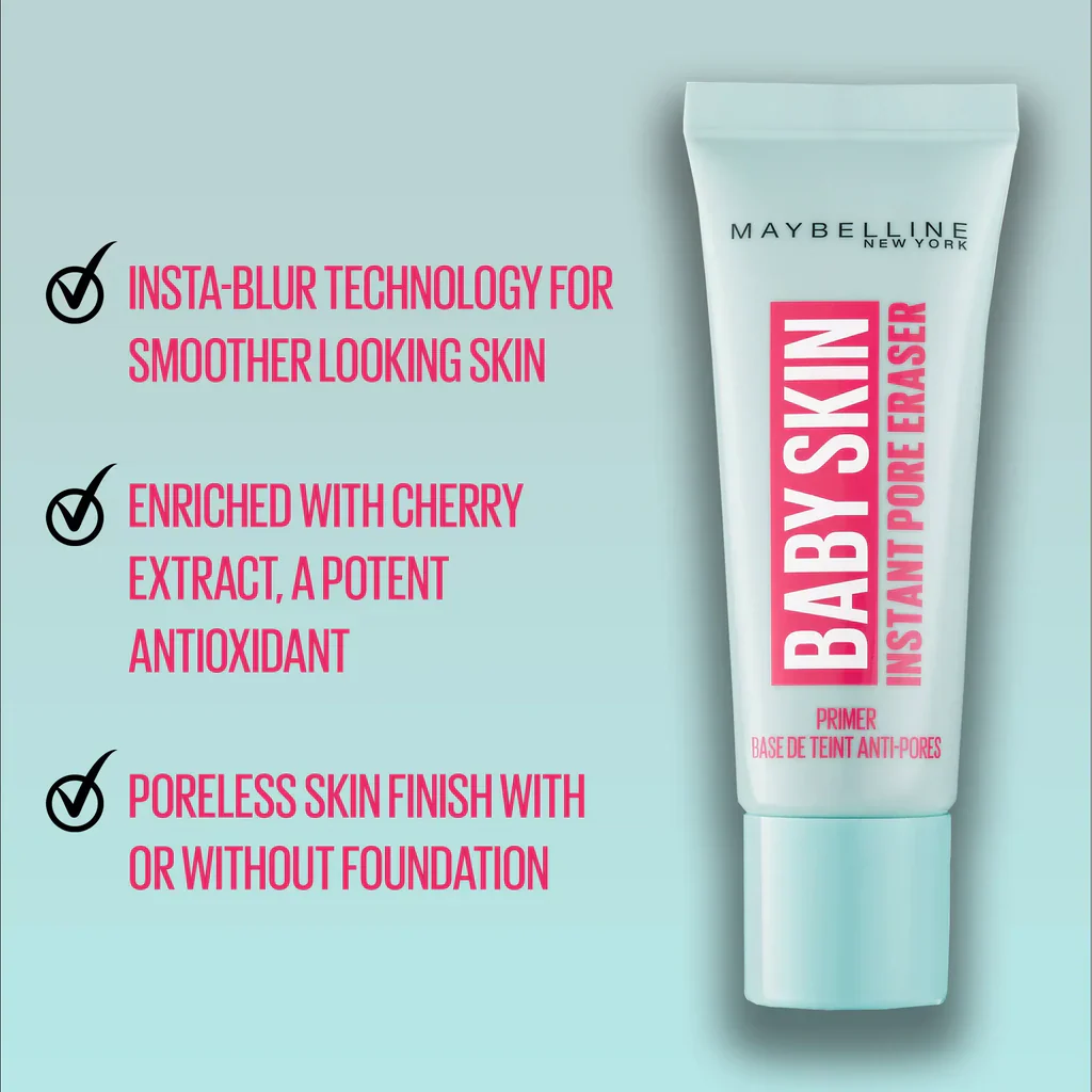 Maybelline Baby Skin Pore Minimizer Face Primer 22ml - sheesha