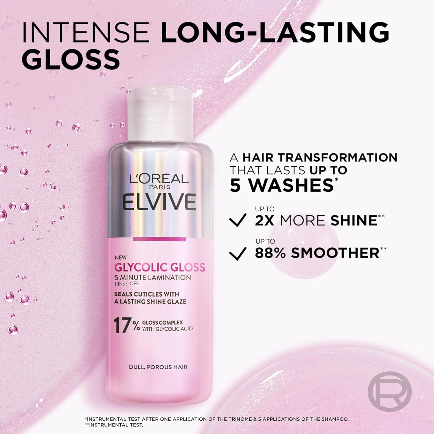 L'Oréal Paris Glycolic Hair Gloss 200ml - sheesha