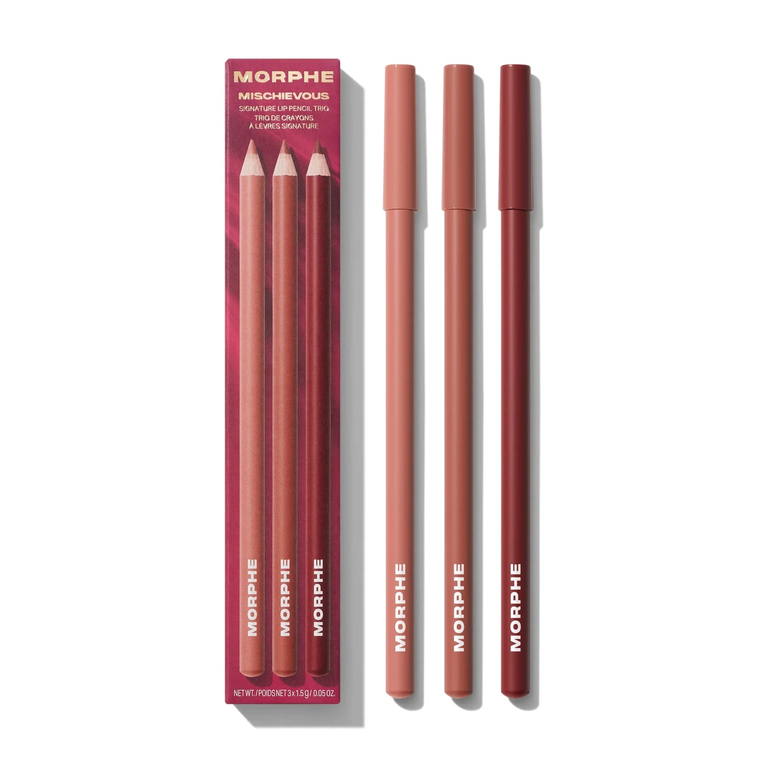 Morphe Mischievous Lip Pencil Trio - sheesha