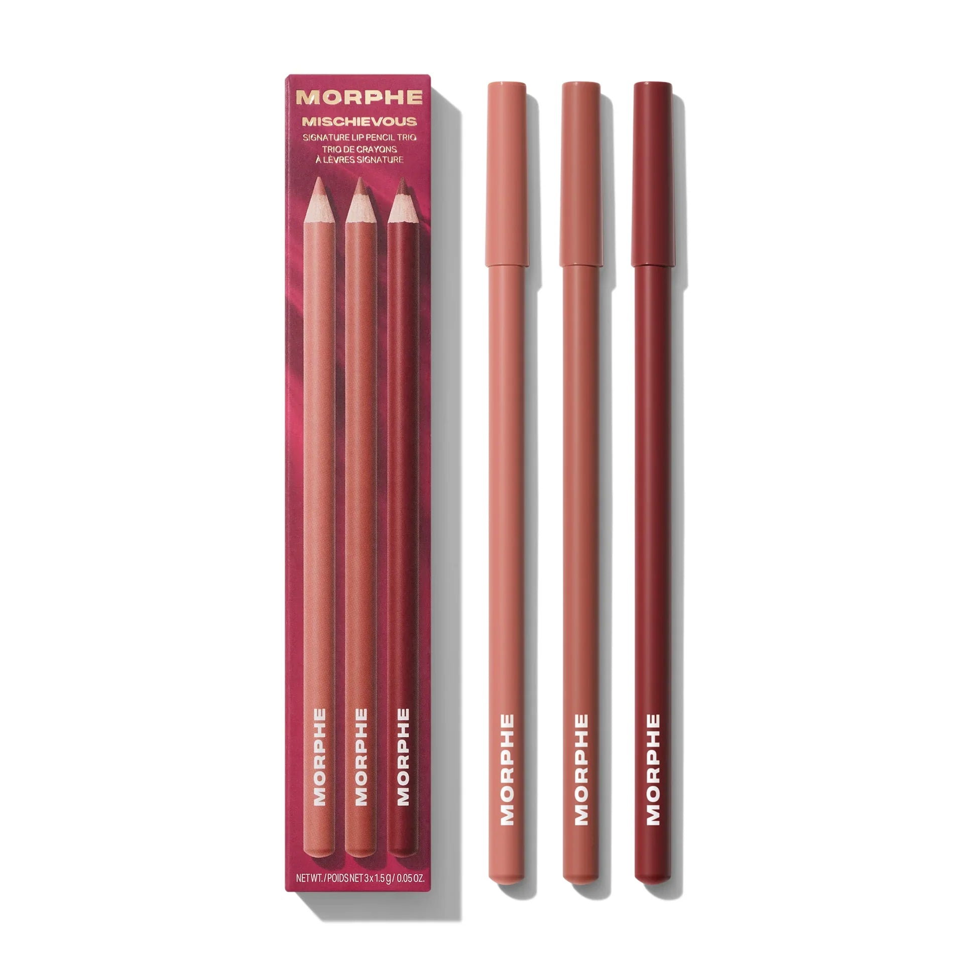 Morphe Mischievous Lip Pencil Trio - sheesha