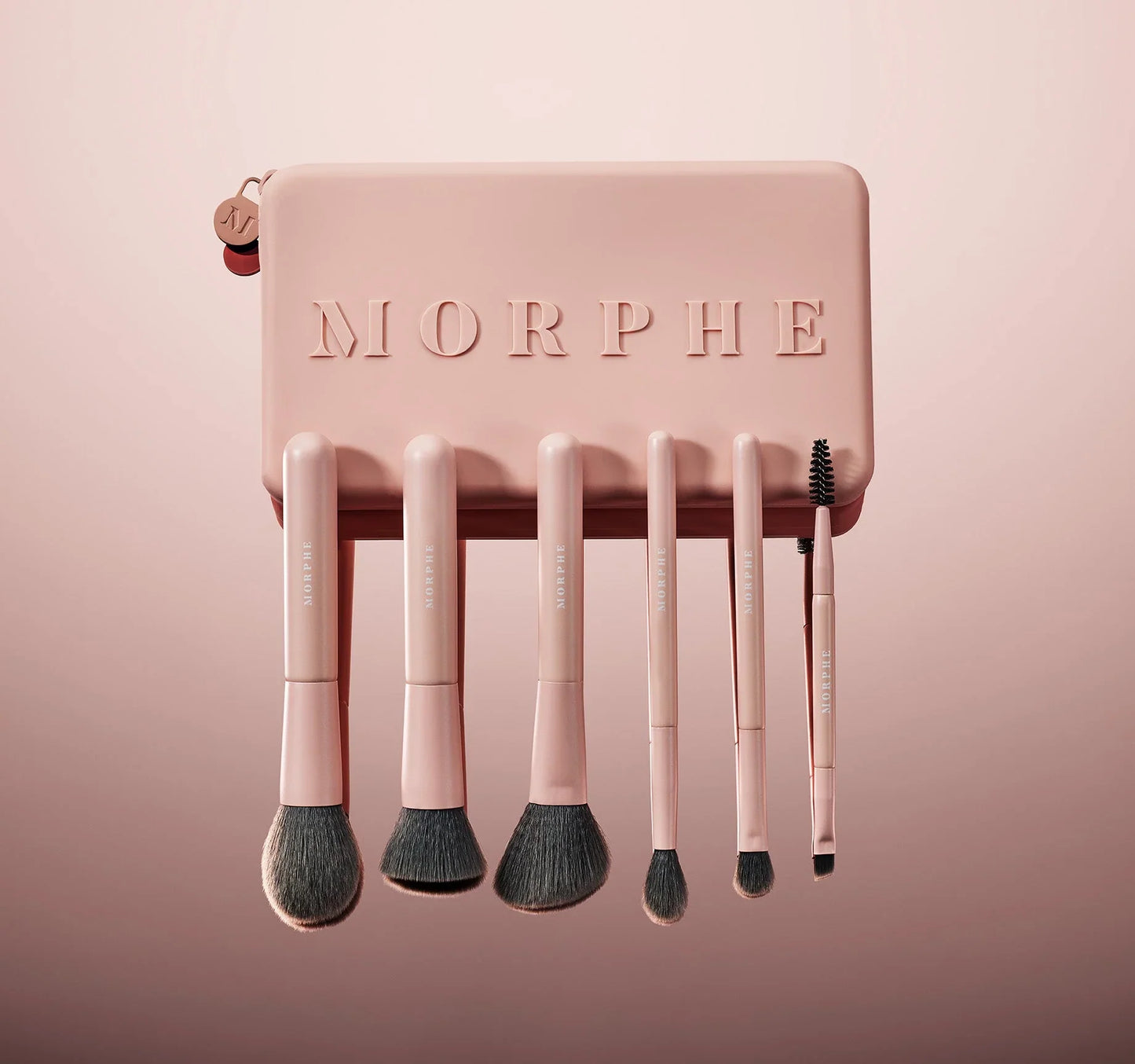 Morphe Travel Shaping Essentials Bamboo & Charcoal Infused Travel Brush Set - sheesha