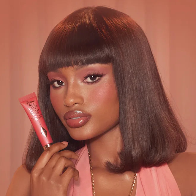Charlotte Tilbury Pillow Talk Blush Dream Pop on Skin - Sheesha