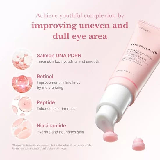 Medicube PDRN Pink Peptide Eye Cream 30ml - sheesha