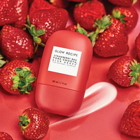Glow Recipe Strawberry BHA Pore Smooth Blur Drops Serum Primer 30ml - sheesha