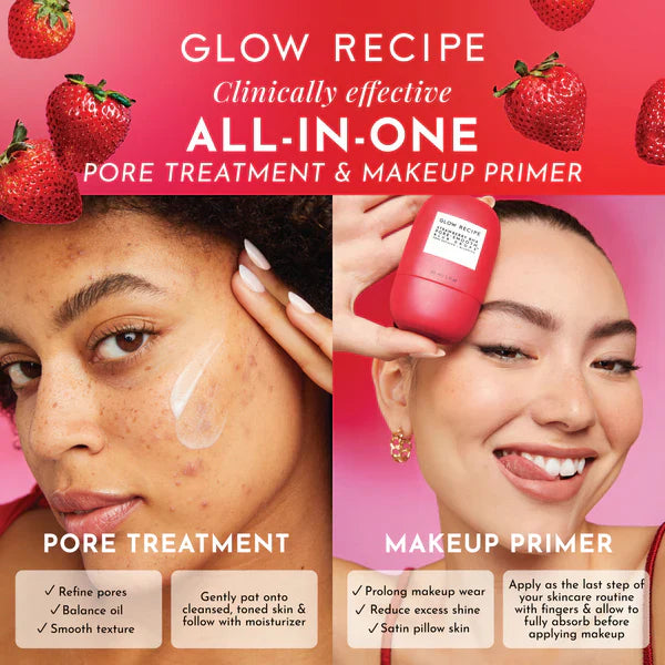 Glow Recipe Strawberry BHA Pore Smooth Blur Drops Serum Primer 30ml - sheesha