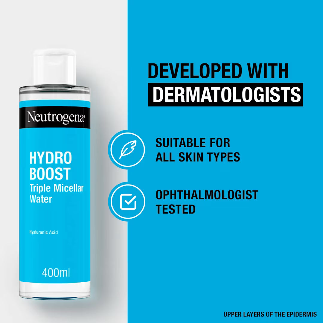 Neutrogena Hydro Boost Triple Action Micellar Water