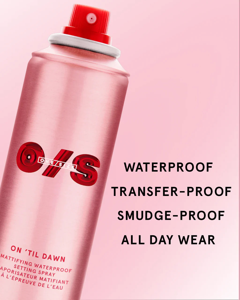 One Size On ‘Til Dawn Mattifying Waterproof Setting Spray Full size 143ml - sheesha