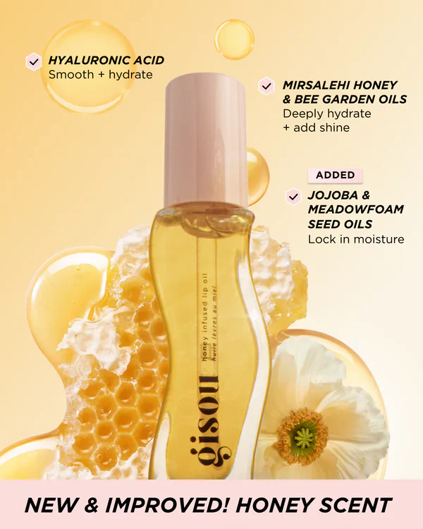 Gisou Honey Infused Lip Oil 8ml - Sheesha