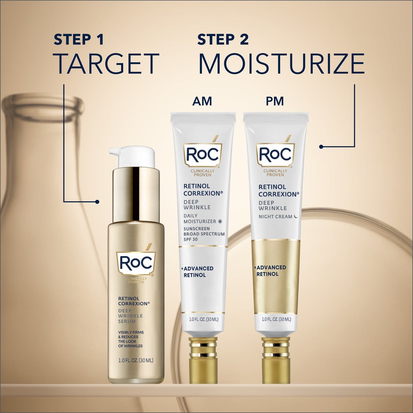 ROC Retinol Correxion Deep Wrinkles Anti Aging Night Cream - sheesha
