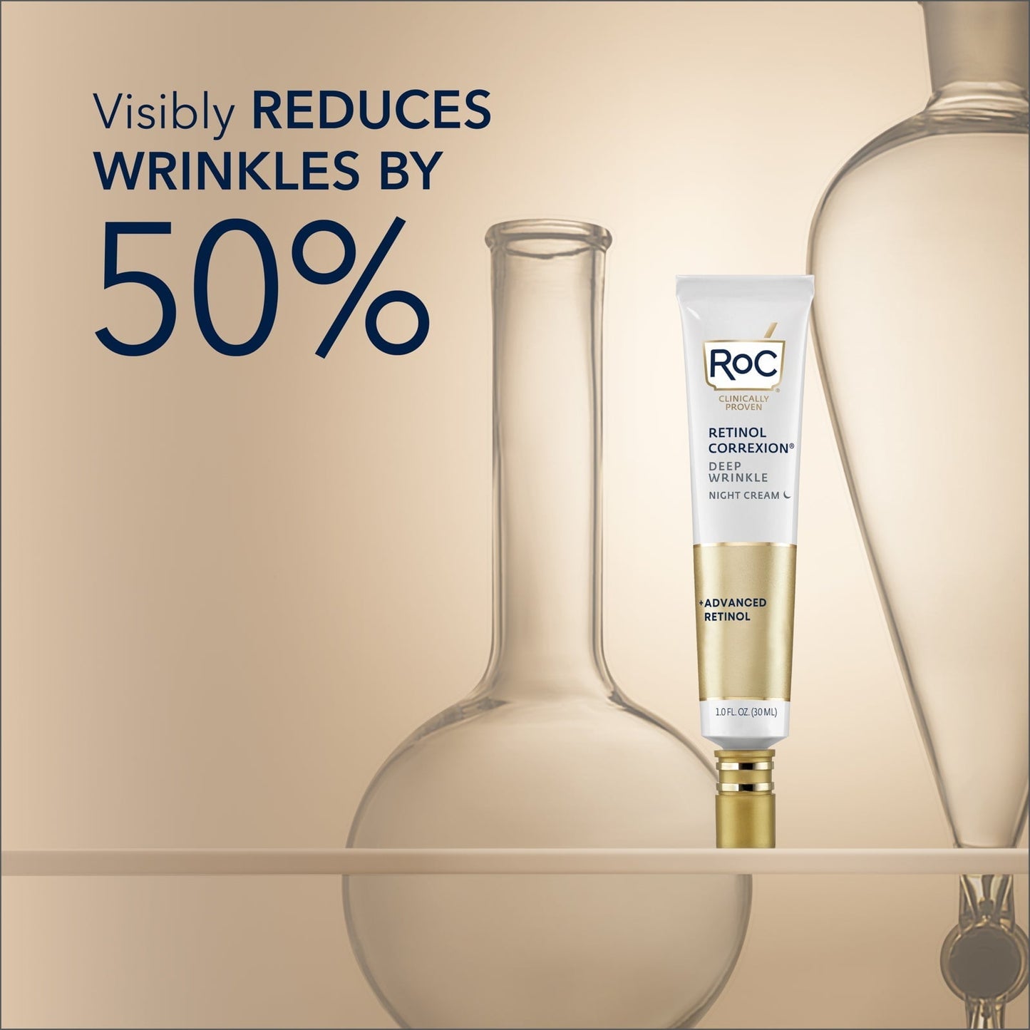 ROC Retinol Correxion Deep Wrinkles Anti Aging Night Cream - sheesha
