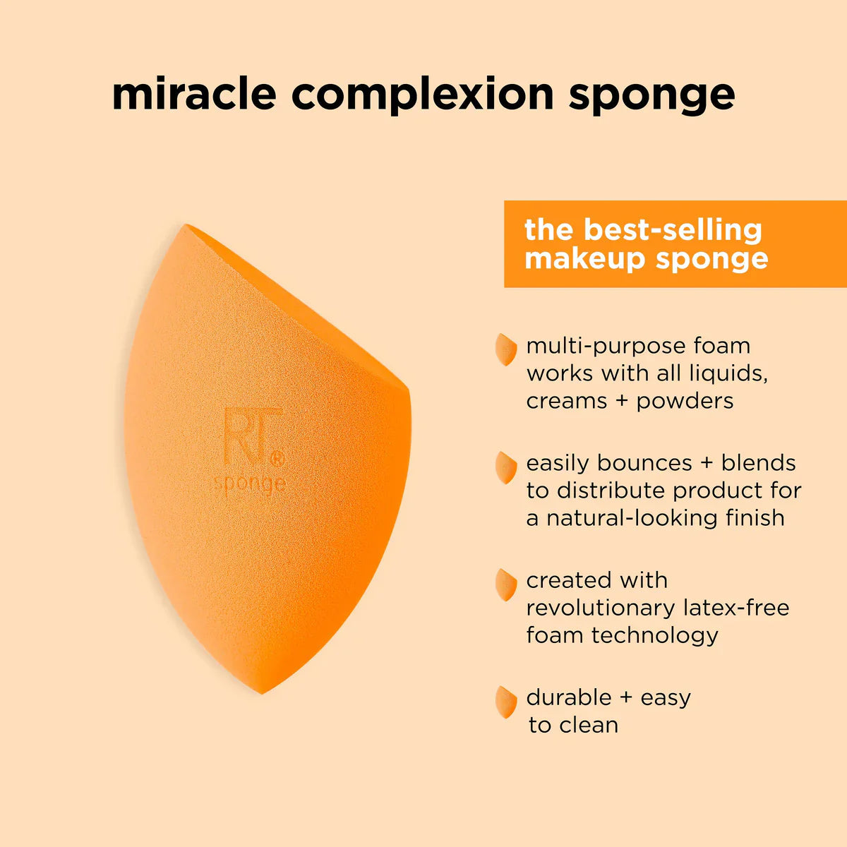 Real Techniques Miracle Complexion Sponge Features - Sheesha