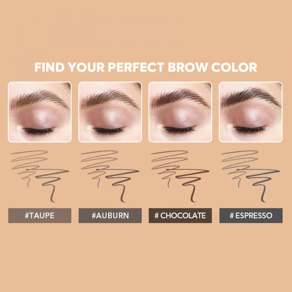 Sheglam Brows On Demand 2 in 1 Brown Eye Liner Pencil - sheesha