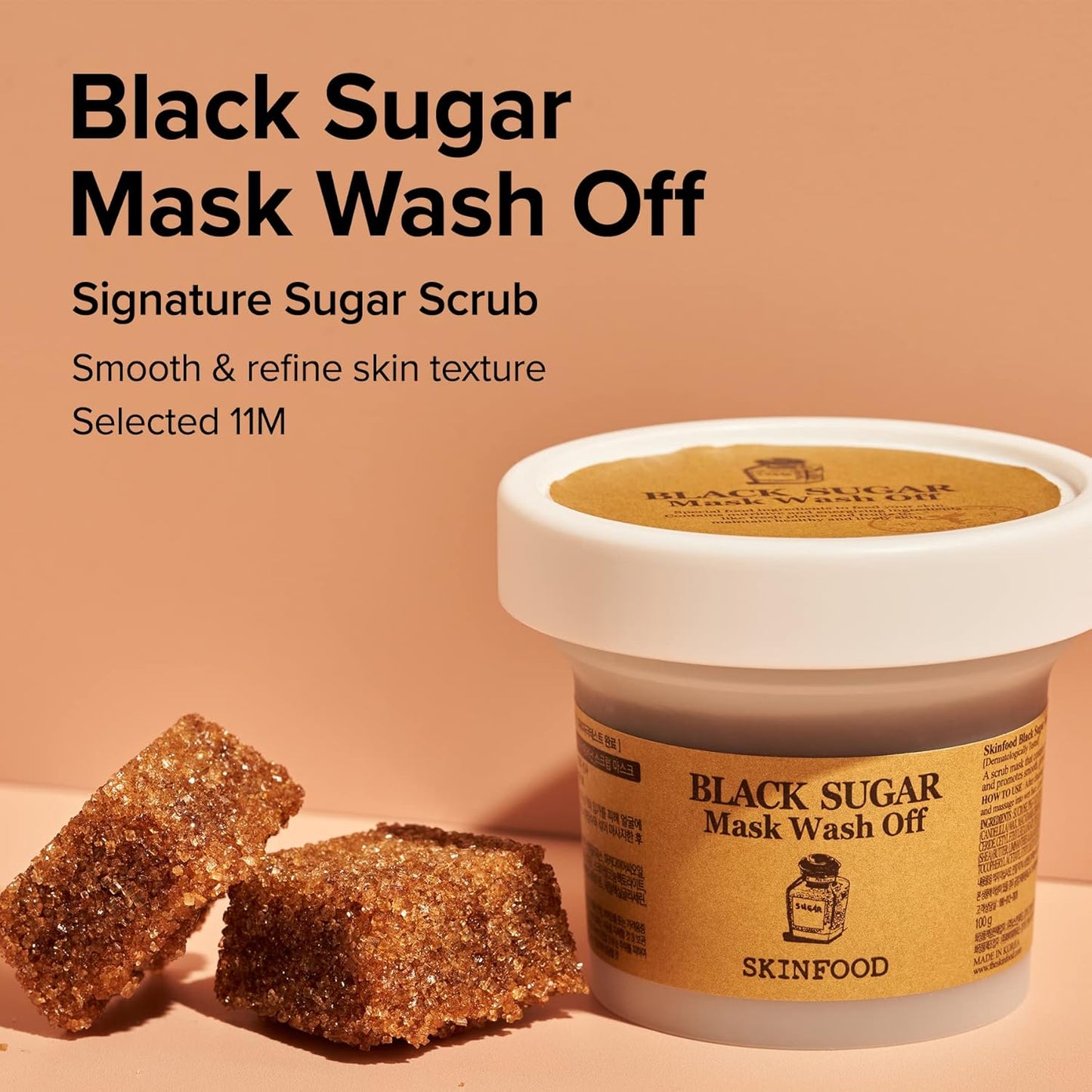 SKINFOOD Black Sugar Mask Wash Off - sheesha