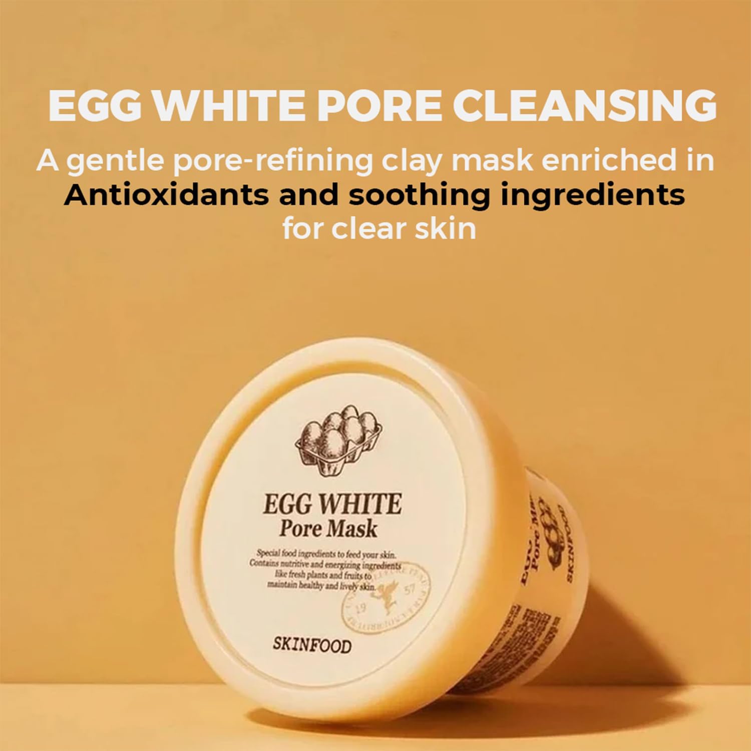 SKINFOOD Egg White Pore Mask - sheesha