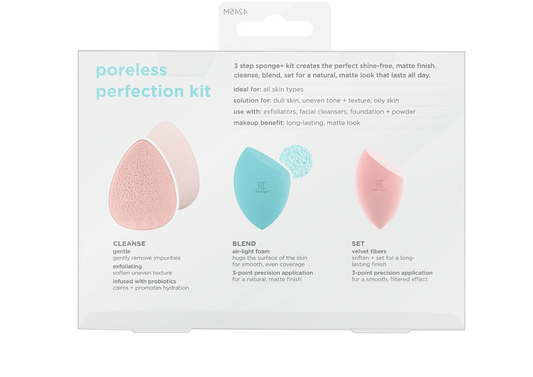 Real Techniques Poreless Perfection Sponge Kit - sheesha