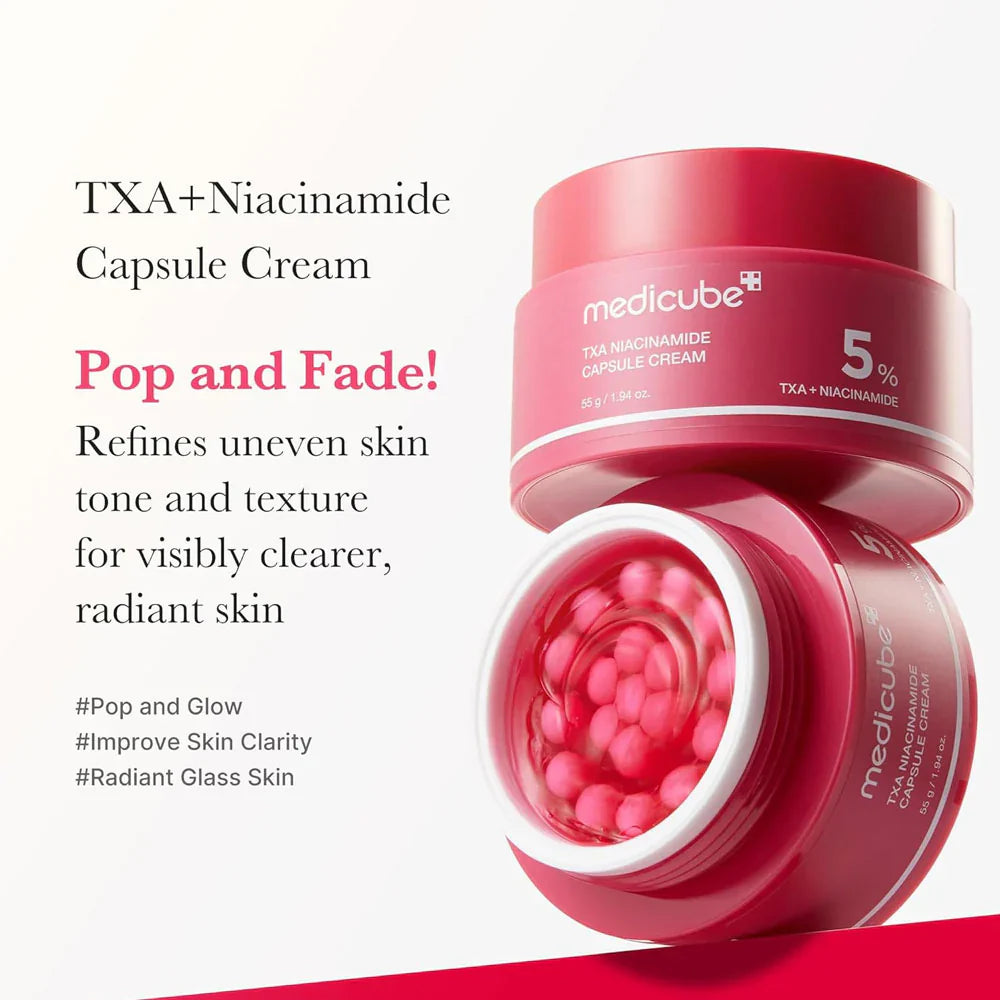 Medicube TXA Niacinamide Capsule Face Cream 55g - sheesha