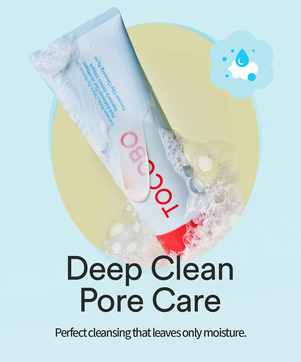 Tocobo Coconut Clay Face Cleansing Foam - sheesha