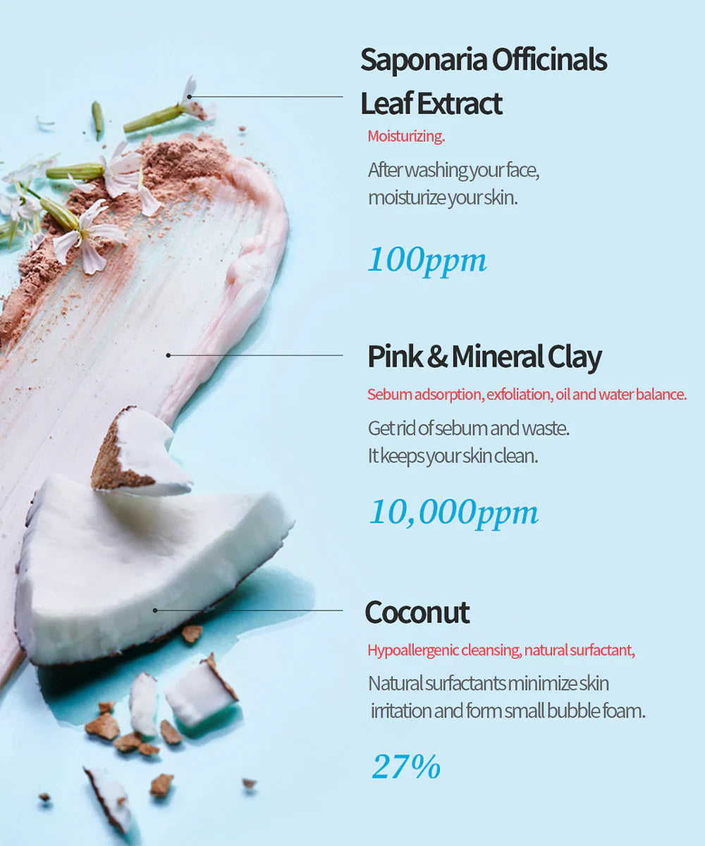 Tocobo Coconut Clay Face Cleansing Foam - sheesha