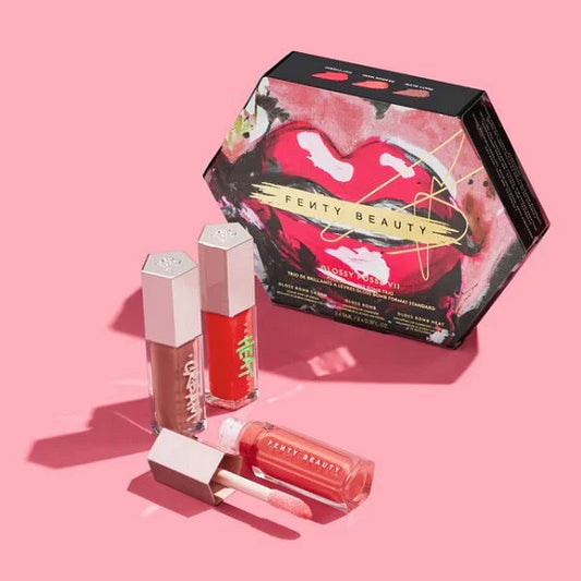 Fenty Beauty Glossy Posse VII Full-Size Gloss Bomb Trio