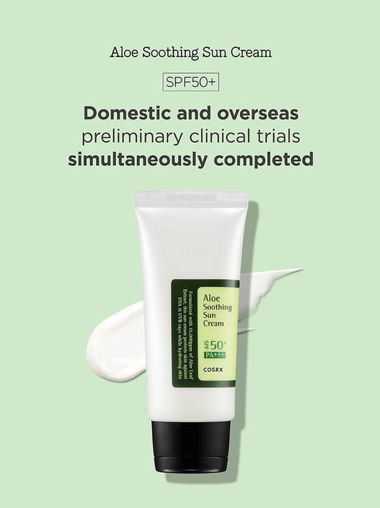COSRX Aloe Soothing Sun Cream SPF50+ PA+++ 50ml - sheesha