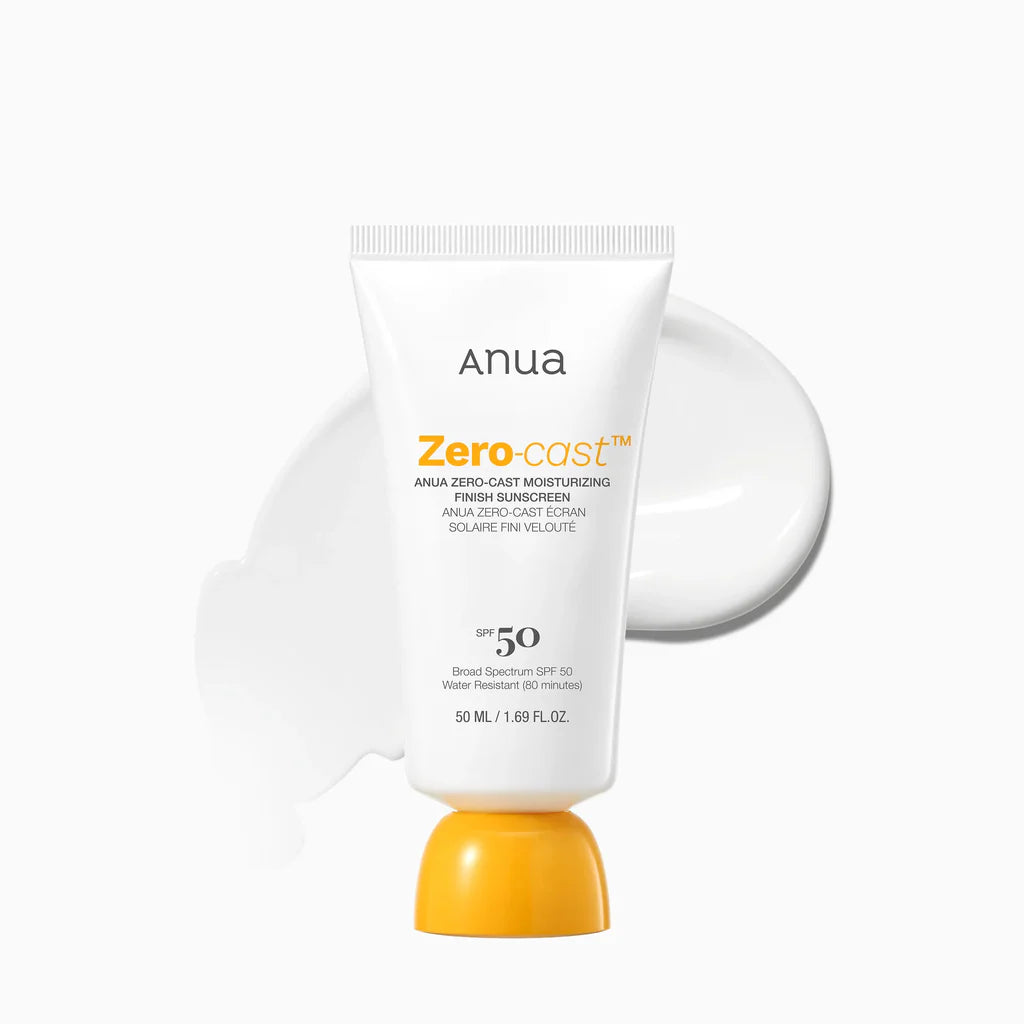 Anua Zero-Cast Moisturising Finish Sunscreen SPF 50+ 50ml