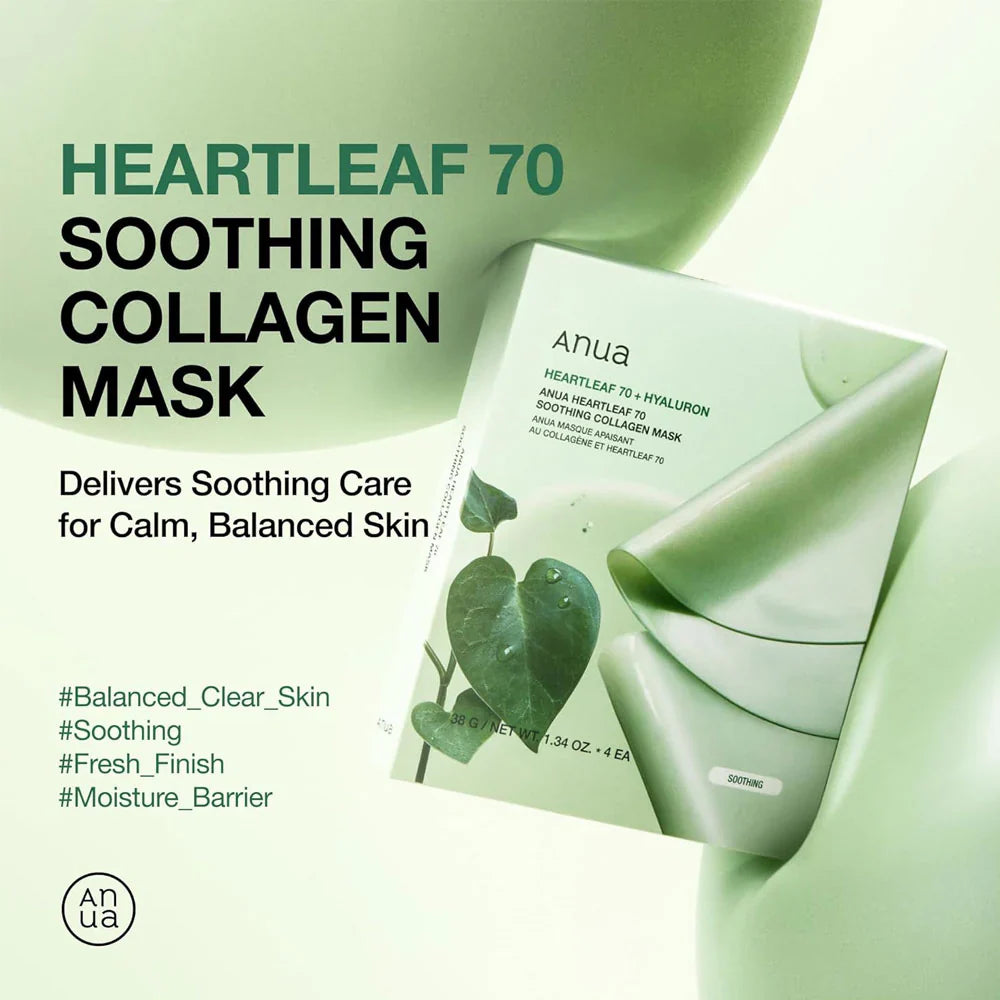 Anua Heartleaf 70 Soothing Collagen Mask - sheesha