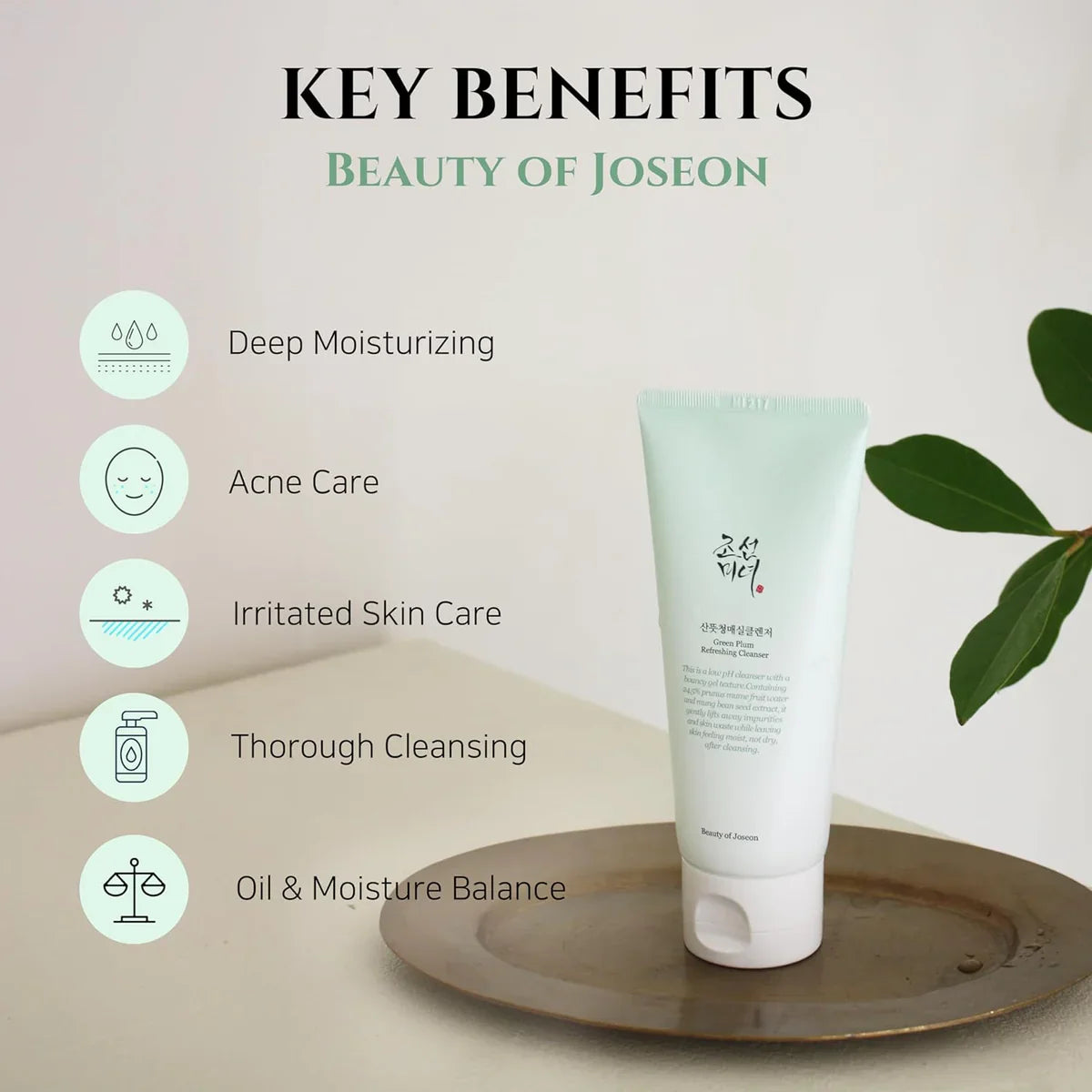 Beauty of Joseon Green Plum Refreshing Cleanser 100ml - sheesha