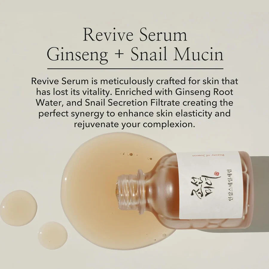 Beauty of Joseon Revive Face Serum Ginseng + Snail Mucin 30ml - sheesha