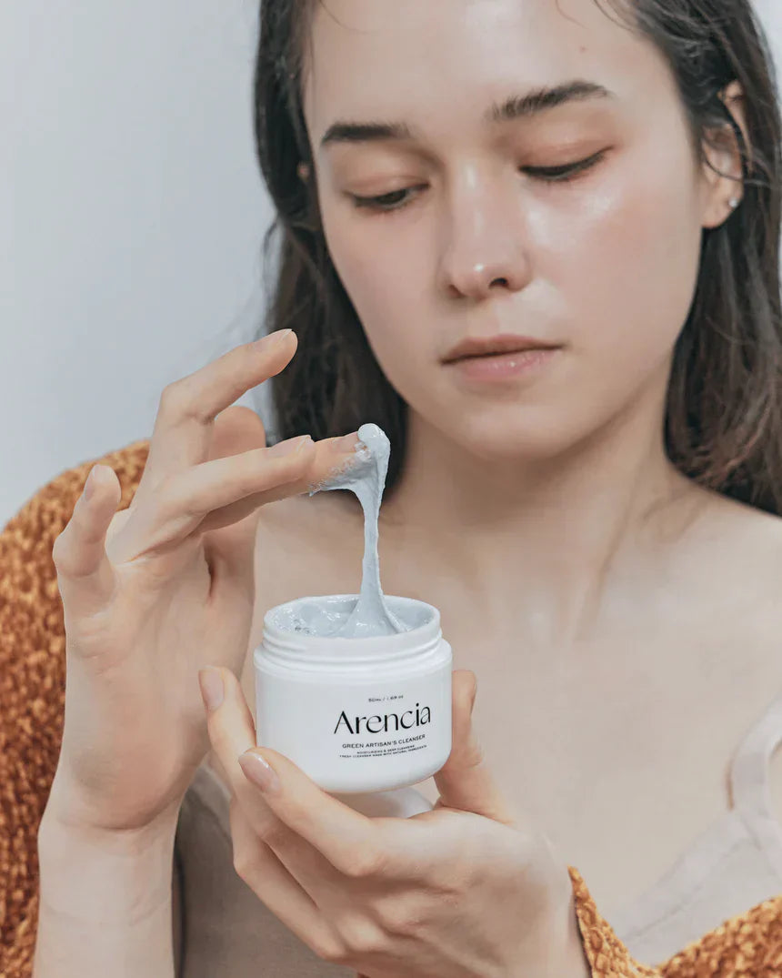 ARENCIA Fresh Blue Hyssop Mochi Cleanser 120g - sheesha