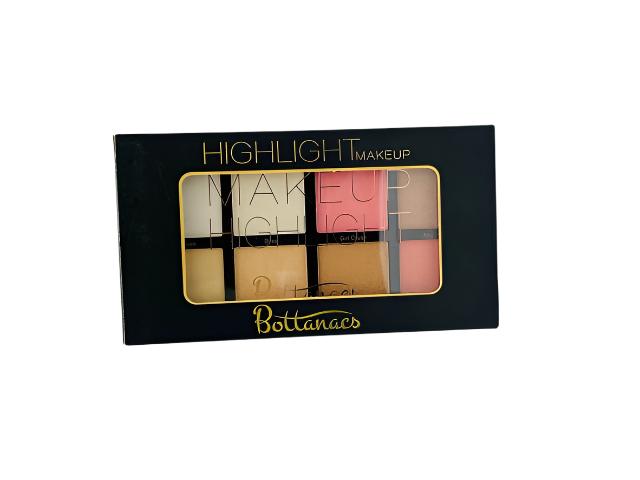 Bottanacs 8 Colors Highlighter Palette - sheesha