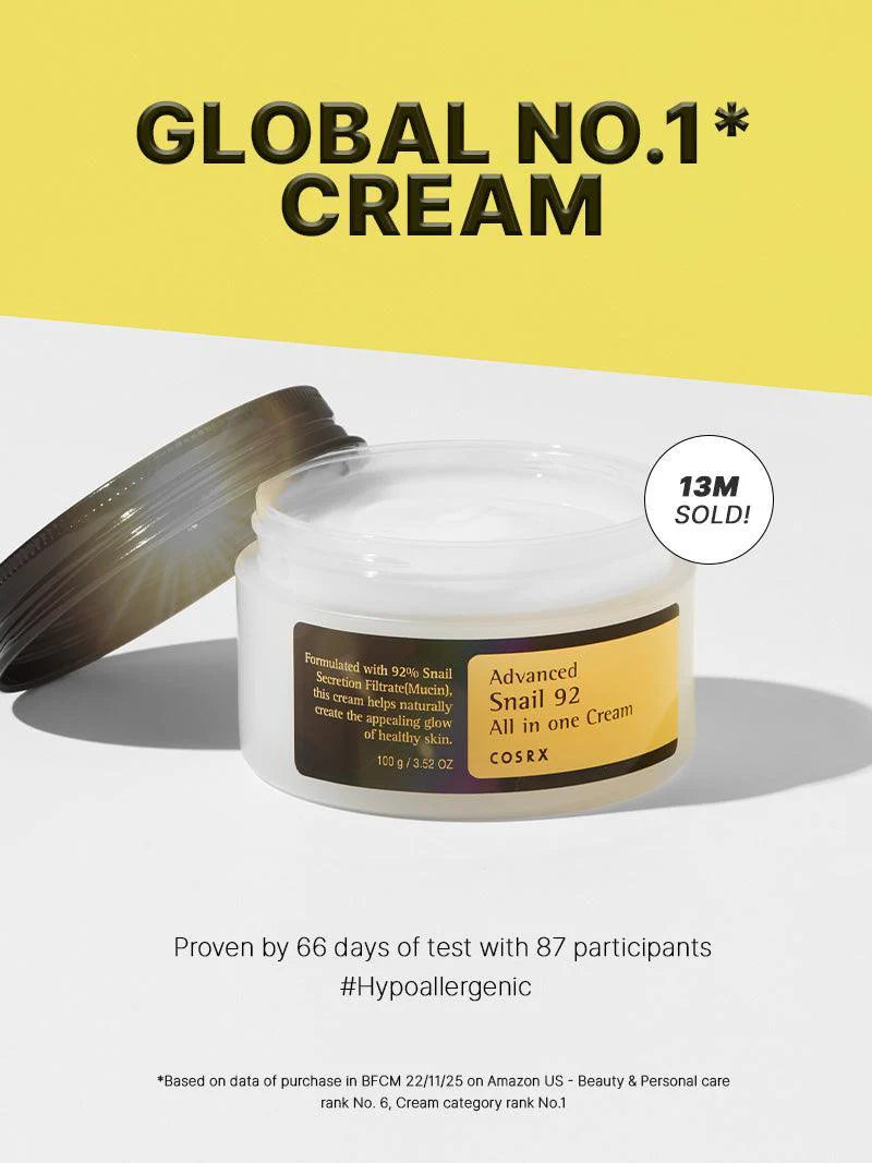 COSRX Advanced Snail 92 All In One Cream (100g) - sheesha