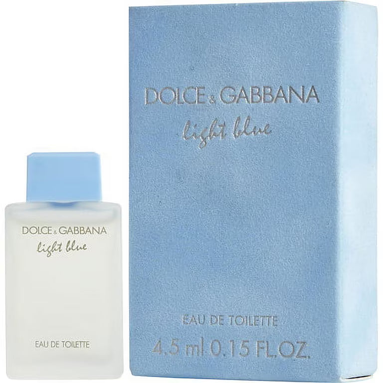 Dolce & Gabbana Light Blue Eau de Toilette Mini 4.5ml – Fresh Citrus Fruity Perfume for Women Travel Size
