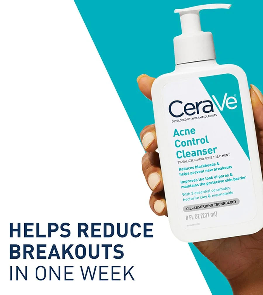Cerave Acne Control Face Cleanser 237ml - sheesha