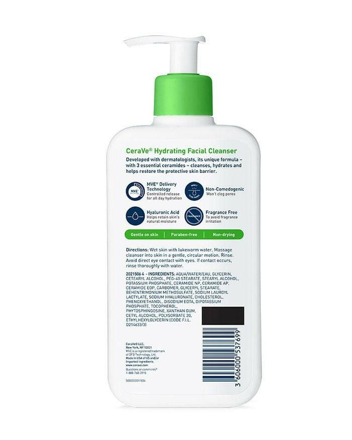CeraVe Hydrating Facial Cleanser 355ml - sheesha