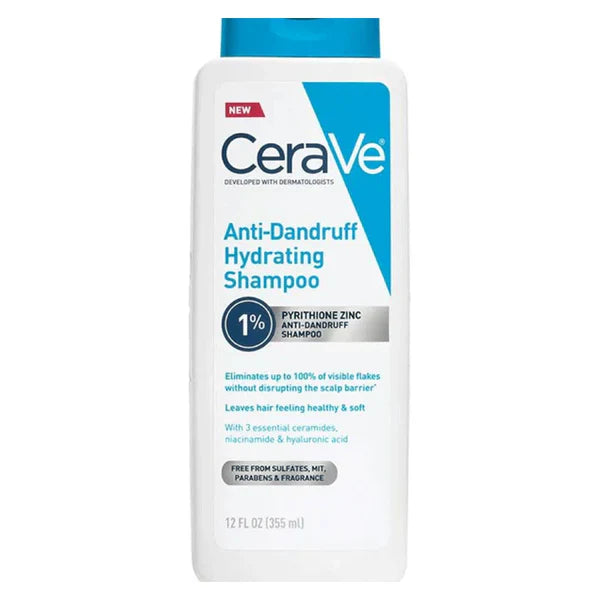 Cerave Anti Dandruff Hydrating Hair Shampoo 355ml - sheesha