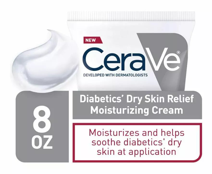 Cerave Diabetics Dry Skin Relief Moisturising Cream 236ml - sheesha